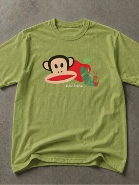 Caterpillar with Paul Frank Monkey Y2k Tee